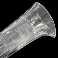 Antique 1900s Whitall Tatum Co Apothecary Glass Beaker – Etched 600cc / 16oz