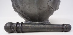 Vintage Pewter Mortar & Pestle Display Only By Schering Corp. 1988