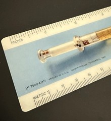 Vintage 1965 Keflin Plastic Ruler Eli Lilly Pharmaceutical Promo Advertising