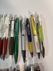 Lot of 24 Various Drug Rep Ink Pens Pharmaceutical Promo Medical Advertising