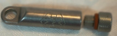 Vintage NITROGLYCERINE Stainless Steel Necklace/Chain Capsule , Nice Collectable