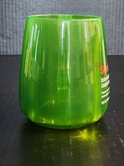 Pharmaceutical Drug Symbicort Green Plastic Beer Mug Cup Advertising Thumb Rest
