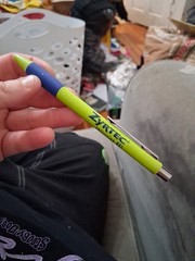 Zyrtec Green/Blue Pen-pharmaceutical drug rep collectibles