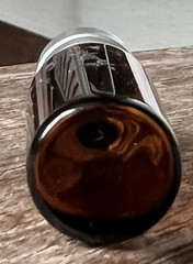 lot vtg amber brown glass empty vial for display medical pharmacy old time doc