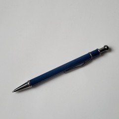 Zyrtec Blue Silver Heavy Metal Medical Drug Rep Pharmaceutical Pen Collectible