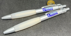 LOT of 2 ENBREL Heavy Metal Medical Drug Rep Pharmaceutical Pens Advertising