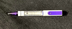 Pharmaceutical Drug Ink Rep Vintage Pen Lantus Collectible Purple White Rare