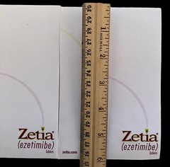 Pharmaceutical Swag 2 Note Pads Zetia Drug Rep Scratch Pad Paper Merck Plough