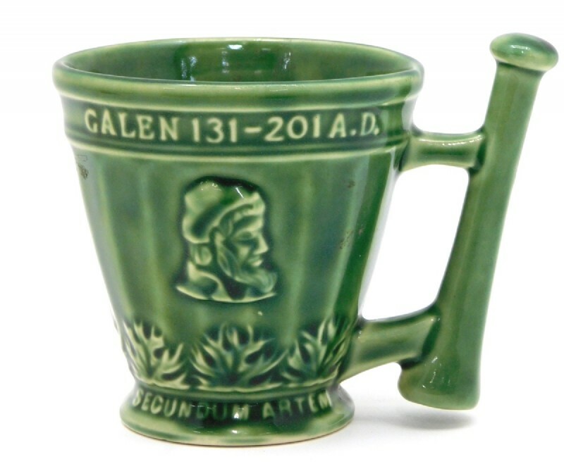 MCCOY Schering Coricidin Mortar & Pestle Coffee Mug