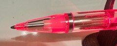 Vintage Lescol XL 80mg LIGHT-UP Drug Rep Pen, RED LED WORKS, Rare Pharma Swag