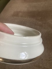 Vintage Sanicula Apothecary Porcelain Jar Pharmacy Botanical Canister