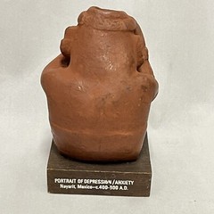 Pharmaceutical Promotional Etrafon 2-10 Portrait of Anxiety Depression Figure