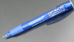 Geodon PEN Drug Rep Pharmaceutical Advertising Unique Pfizer Gripper w/ Info