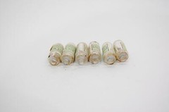 Lot 6x VTG EMPTY Hoffman-La Roche Spasmalgin Ampuls 1cc Glass Vial Medical