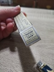 Antique vintage 1920s Hazeline Snow skin whitening cream tube, box