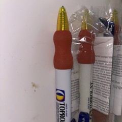 Drug Rep TOPROL-XL Collectible Gel Pens x 4 RARE Ind Wrapped W/ Info Sheet