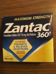 Zantac 360 Maximum Strength, 20Mg Tablets, 90 Ct (new/seled)
