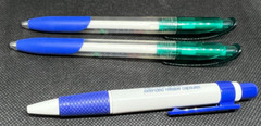 LOT of 3 DETROL LA Medical Drug Rep Pharmaceutical Pens Collectible Advertising