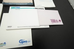 Drug Rep Pharmaceutical Partial Sticky Notes Stapler Pharma Lot Vtg