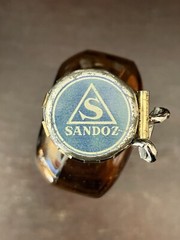 Vintage Amber Glass Medicine Bottle Belladenal Elixir Psychiatric Drug RARE!