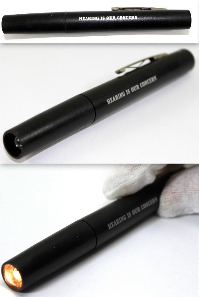 Vintage Adva Lite „HEARING IS OUR CONCERN“ Exam Penlight Flashlight Made in USA