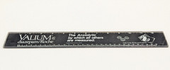 Vintage Roche Pharmaceutical Advertising Ruler – 1970s Promo Collectible