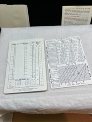 Vintage CIBA Medical Tables and Calulator with Pouch, Guide, Instructions