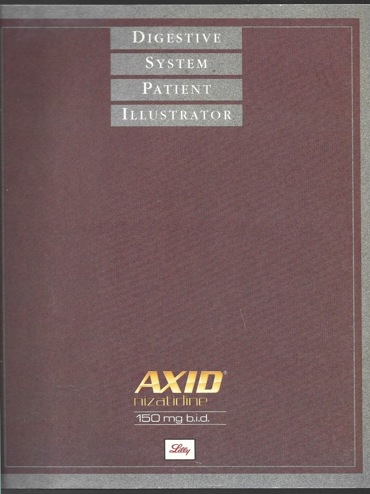 Eli Lilly & Co. Pharmacy Collectible Digestive System Patient Illustrator 1992