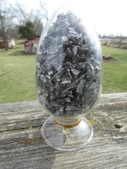 MAGNESIUM Mg Show Bottle DISPLAY Dome LABORATORY APOTHECARY SCIENCE Chemical !!