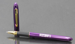 Exquisite Metallic Purple Zyprexa PEN Drug Rep Pharmaceutical Promo Last One