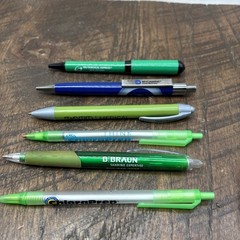 Lot 6 Pharmaceutical Drug Rep Pens Medical, Collectibles, Heavy Metal, Plastic