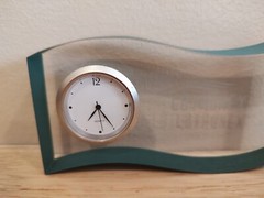Rare Lotronex Drug Rep Promo Desk Clock Vintage, *Non Working Needs Battery 5×2″