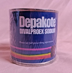Depakote Divalproex Sodium Pharmaceutical Advertising Paper Clip Holder Rainbow