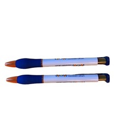 Crestor Pens Clip Soft Grip Orange Blue White New Rosuvastatin Calcium Drug Rep