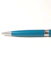 Vintage Pfizer Lipitor Pharmaceutical Ballpoint Pen Blue Metal Drug Rep