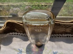 CLEAR GLASS Apothecary RX Medical ARGENTA Drug Jar Bottle NLR, AR 1968 Vintage✨️