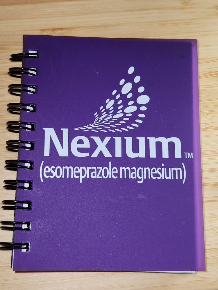 NEW RARE Nexium Pharmaceutical Drug Rep Notebook Promo Advertising