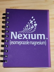 NEW RARE Nexium Pharmaceutical Drug Rep Notebook Promo Advertising