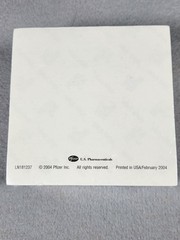 Pfizer Caduzet Caduet Amlodipine/Atorvastatin Notepad Printed Piece 2004