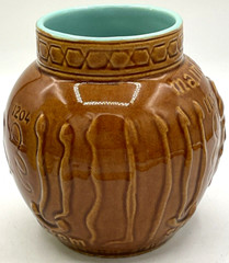 Secundum Artem Schering McCoy Ceramic Rx Apothecary Jar Vase Maimonides