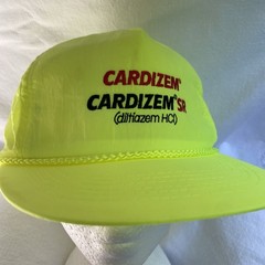 Cardizem Neon Baseball Cap Hat Rare Drug Rep Advertising Big Pharma