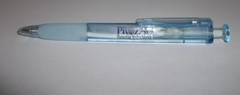 Prozac Weekly Fluoxetine Promotional Plastic Pen – Translucent Blue Rubber Grip