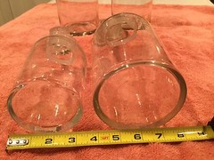 3 LARGE and 1 SMALL ANTIQUE GERMANY APOTHECARY JARS