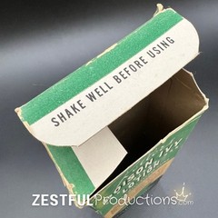 Vintage Kellers Poison Ivy Poison Oak Lotion Box 1950s Era Mid Century Medicine