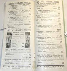 VTG 1930s DRUG STORE WHOLESALE CATALOG! DEPRESSION PRICES! CONDOMS/SHAVING/MEDS!