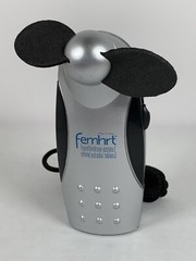 Drug Rep Femhrt Personal Fan Vintage Tested Works 2 AA Original Owner Soft Blade