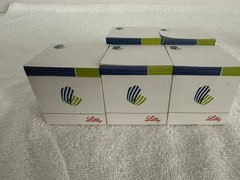 Lot of Lilly Pharmaceutical Drug Rep Notepad Sticky Notes Cube 2 x 2 x 2 Small