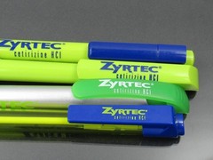 Zyrtec PENS Drug Rep Pharmaceutical Promo Medical Advertising Lot of 4
