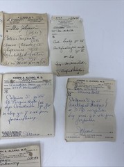 1940’s 1943 Lot of 10 Medical Prescriptions Script Pharmaceutical Dr Ephemera