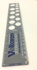 CIBA-GEIGY Medical Collectible 1989 Voltaren 12 inch Ruler-Ring Sizer